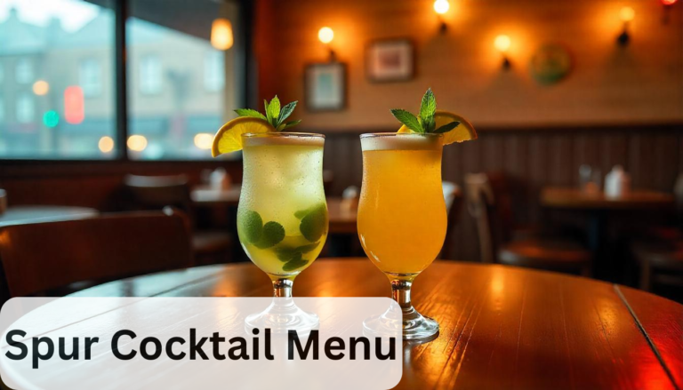 spur cocktail menu