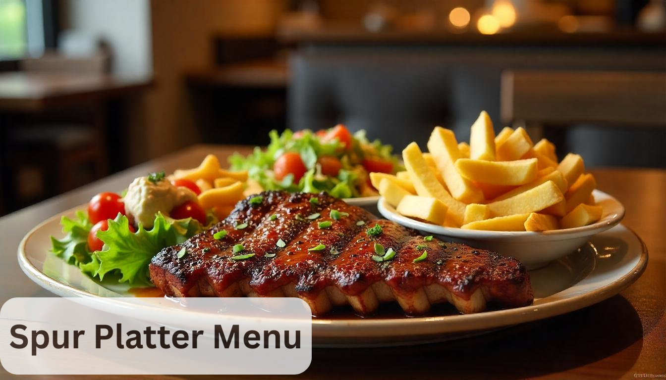 spur platter menu