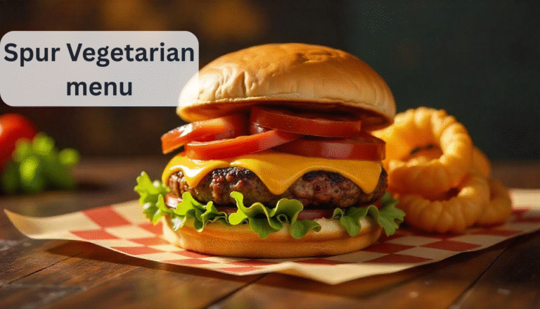 spur Vegetarian menu